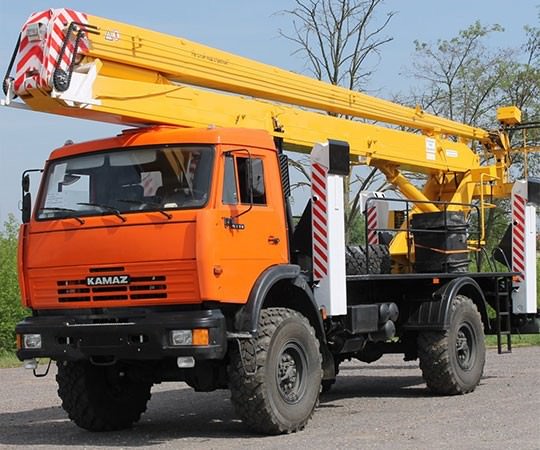 Аренда автовышки в Советском и  Ханты-Мансийском автономном округе - Югре